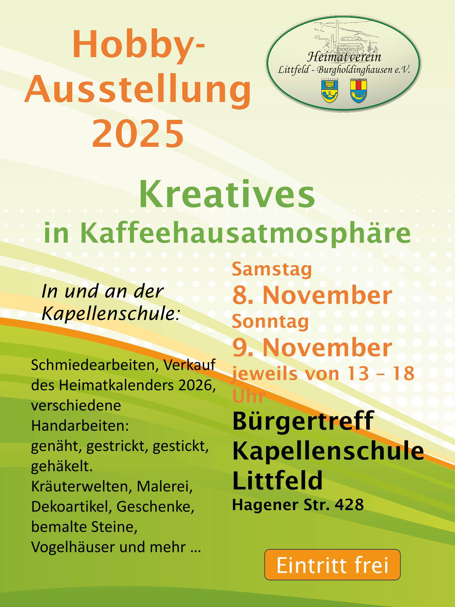 Heimische Künstlerinnen und Künstler stellen aus