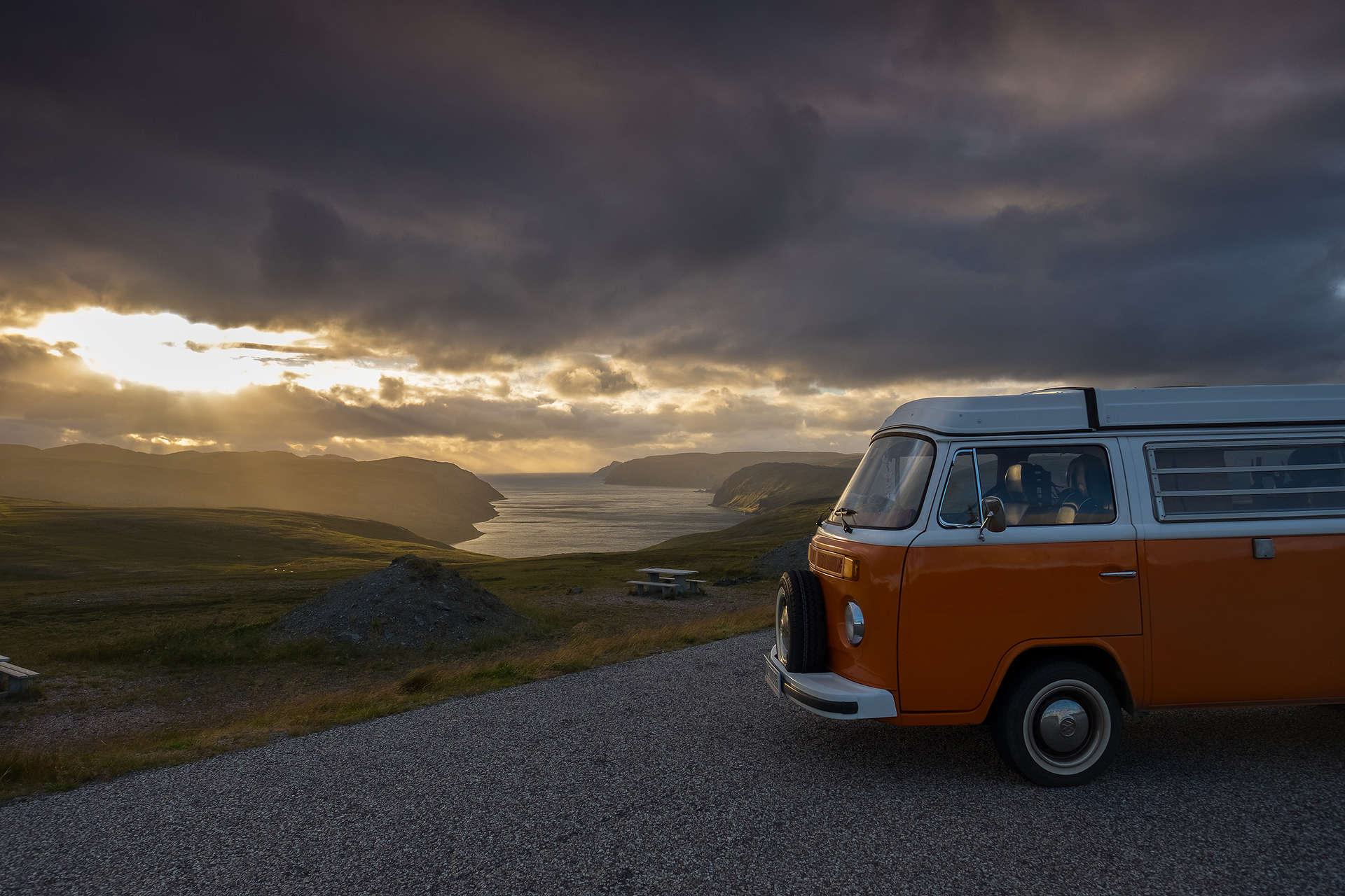 Mit dem Bulli von Gibraltar ans Nordkap