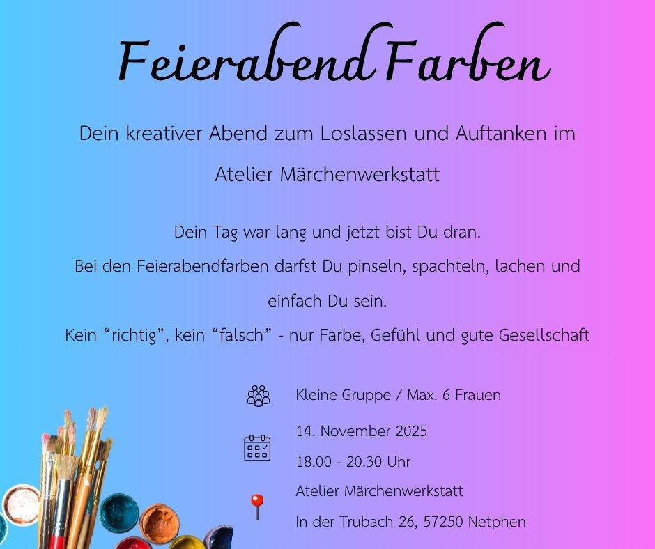 Dein kreativer Abend zum Loslassen und Auftanken