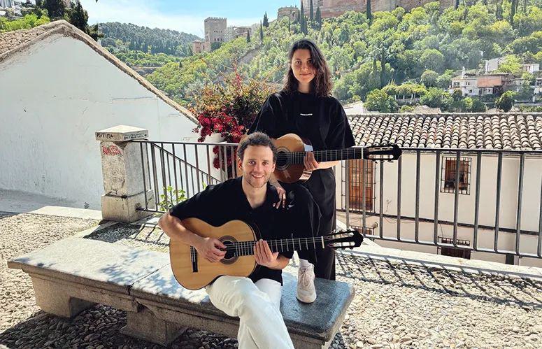 Konzert mit zwei Gitarren