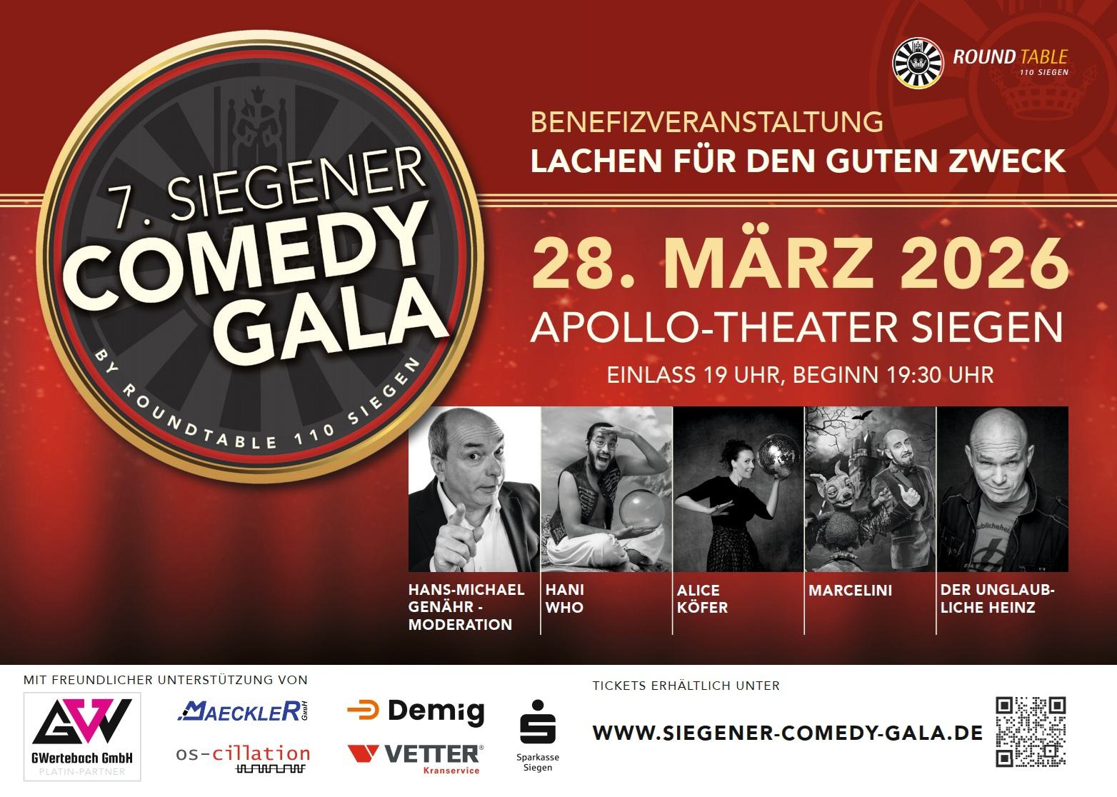 Benefizveranstaltung - Lachen für den guten Zweck