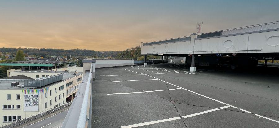 Auf dem Dach der City Galerie