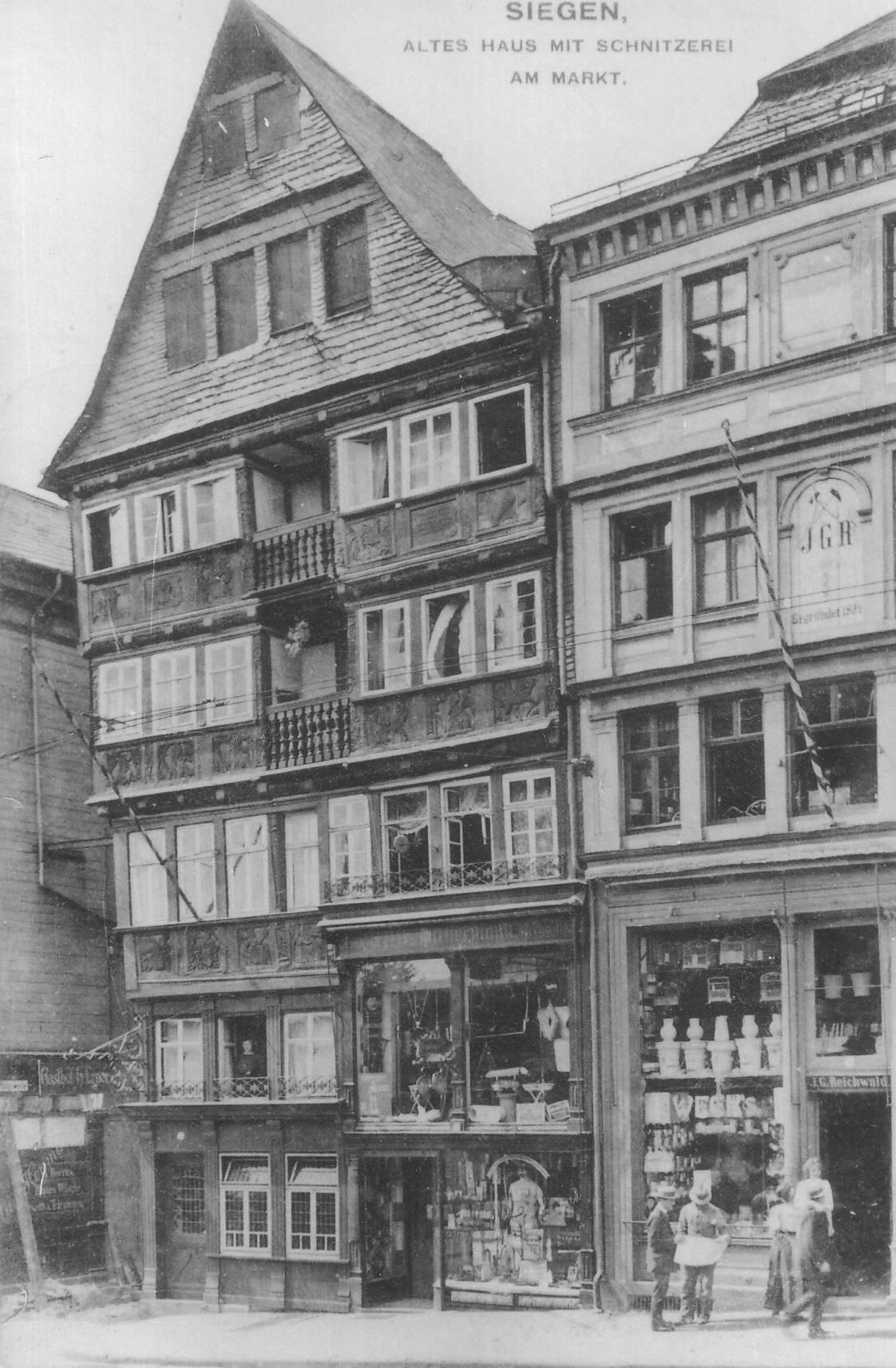 ein bebilderter Rundgang durch  das frühere Kaufmannsviertel