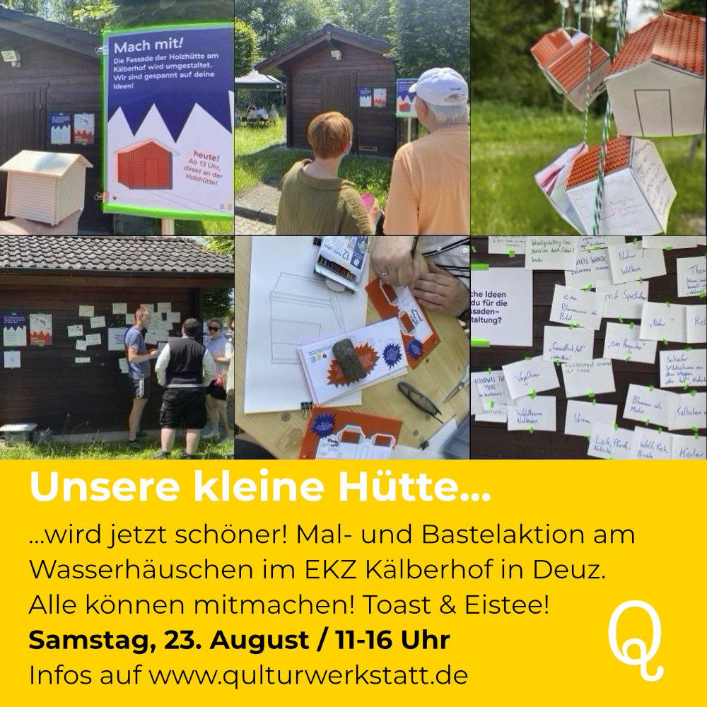 Gemeinschaftliche Mal- und Bastelaktion im Einkaufszentrum Kälberhof, Netphen-Deuz